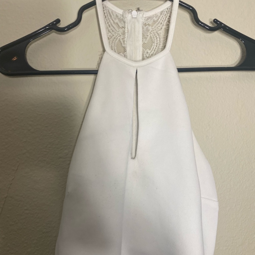 Halter top crop shirt